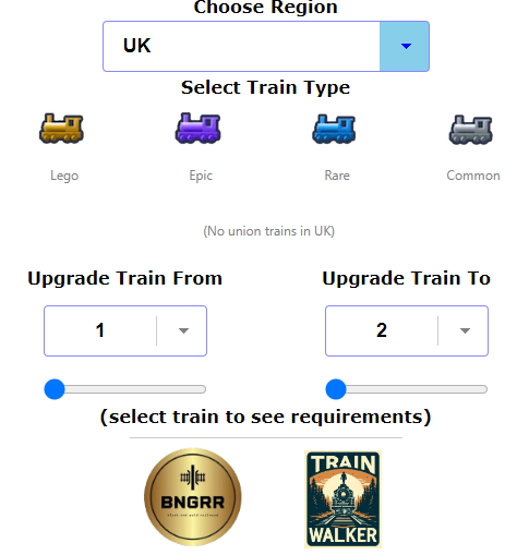 Trainwalker's Upgrade Tool
